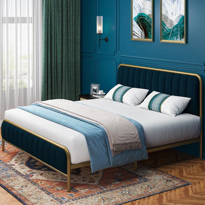 NightCraft Modern Royal Upholstered Bed - Furnishiaa -  -